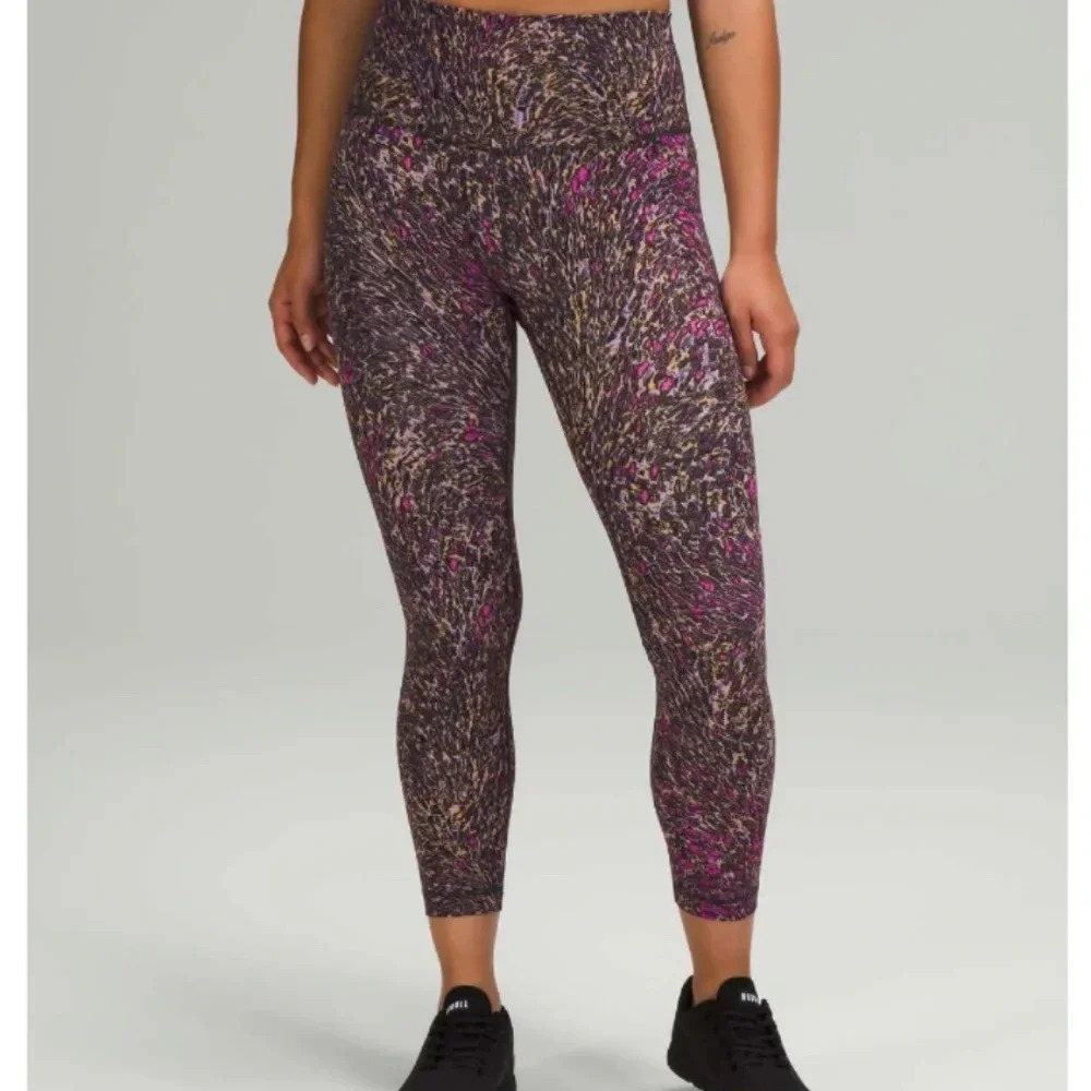 Lululemon Invigorate Cropped Tight 23" Topography Multi Size 4